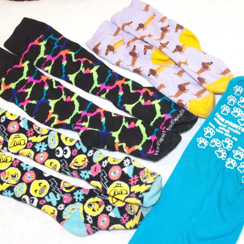 Lot of FUN socks!